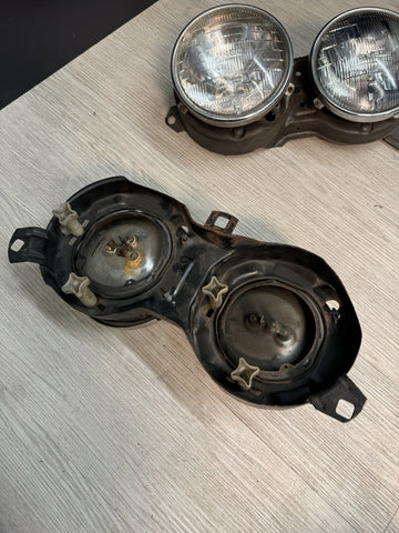 BMW E30 325i 318i 325e Headlights Sealed Beams Syvlania Glass