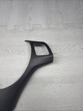 08-13 BMW E90 E92 E93 M3 Lower Steering Wheel Trim Cover Plate Black *Peeling*