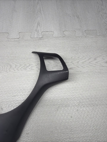 08-13 BMW E90 E92 E93 M3 Lower Steering Wheel Trim Cover Plate Black *Peeling*