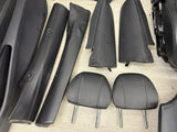 15-20 BMW F83 M4 Convertible Interior Seats & Panels Extended Leather Black