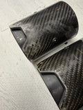 (4) BMW 15-20 F80 M3 F82 M4 Carbon Fiber Exhaust Tips 70MM