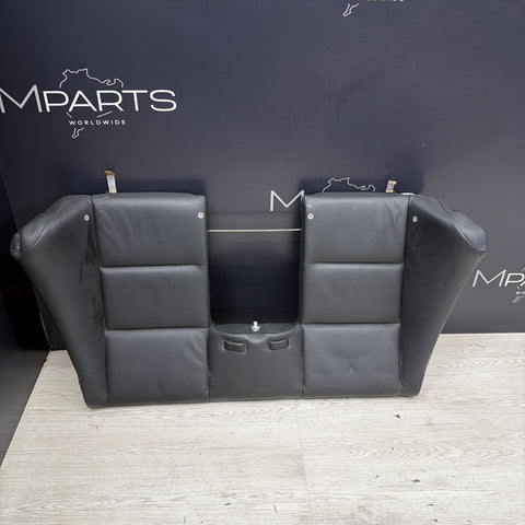 BMW 01-06 E46 M3 Convertible Rear Seat Back Rest Cushion Black Leather Backrest