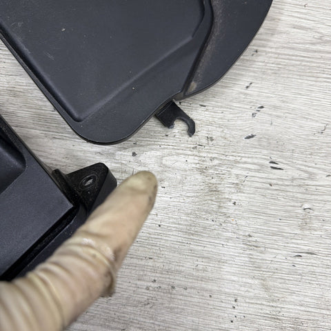 BMW E90 E92 E93 M3 08-13 Front Cabin Micro Filter Housings Covers Set *Tab*