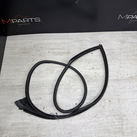 BMW E46 M3 01-06 Right Passenger Side Door Weather Strip Seal Black OEM *Rip*