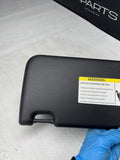 08-13 OEM BMW E92 328 335 M3 Coupe Right Passenger Sun Visor Black Vinyl