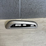 01-06 BMW OEM E46 M3 Brushed Aluminum/Black Vert Trim Armrest Left Driver Rear