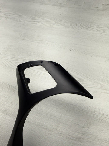 08-13 BMW E90 E92 E93 M3 Lower Steering Wheel Trim Cover Plate Black