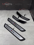 Door Sills Scuff Plates Covers 41217294983 13-16 BMW F06 M6 Sedan *Broken Tabs*