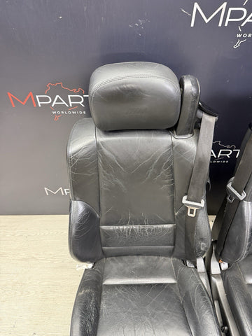 01-06 BMW E46 M3 Convertible Interior Front Heated Seats Black