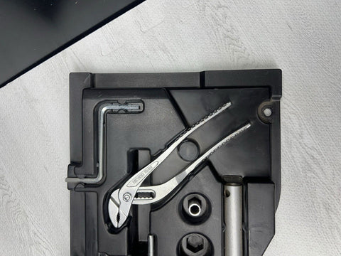 BMW OEM Z3M ROADSTER TRUNK LID TOOL KIT TRAY REAR FLAP GRAY + TOOLS