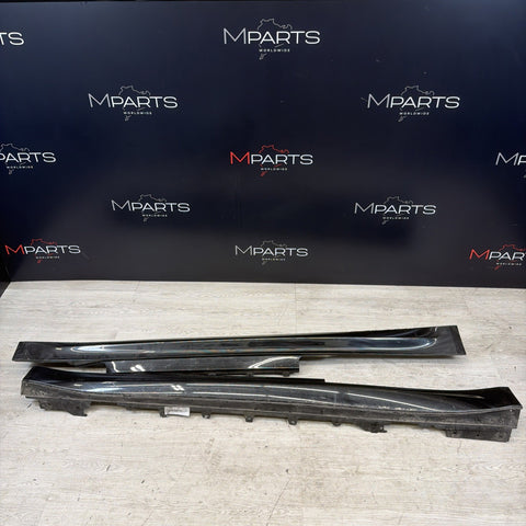 15-20 BMW F82 F83 M4 Original Rocker Panels Side Skirts Black *Notes*