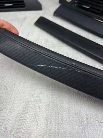 08-11 BMW E90 M3 Interior Trim Set Carbon Leather OEM Genuine