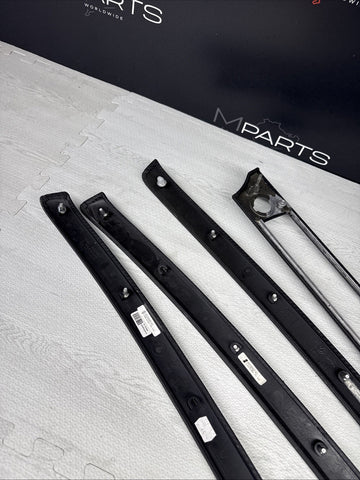 08-13 BMW E92 E93 M3 Interior Trim Set Carbon Leather OEM *4 Broken Tabs