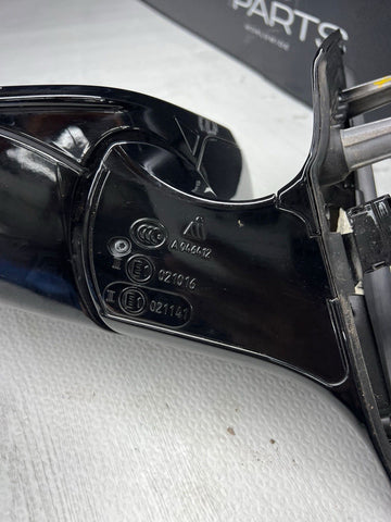 13-16 BMW F10 M5 LEFT DRIVER SIDE MIRROR NO CAMERA SAPPHIRE BLACK OEM