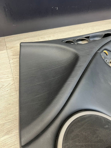 01-06 BMW E46 M3 PASSENGER RIGHT SIDE DOOR PANEL CARD BLACK OEM