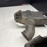 BMW E46 M3 OEM (2001-2006) BRAKE AIR INLET DUCTS + BRACKETS PAIR *2 BROKEN TABS*