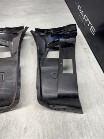 01-06 BMW E46 M3 LEFT RIGHT DRIVER FRONT BUMPER COVER GUARD BRACKET PAIR 2695247