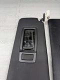 12-20 BMW F30 F32 F36 F80 M3 INTERIOR SUN VISORS ANTHRACITE PAIR SET BLACK OEM