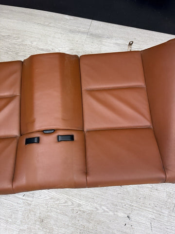 BMW 01-06 E46 M3 Convertible Rear Seat Back Rest Cinnamon Leather Backrest