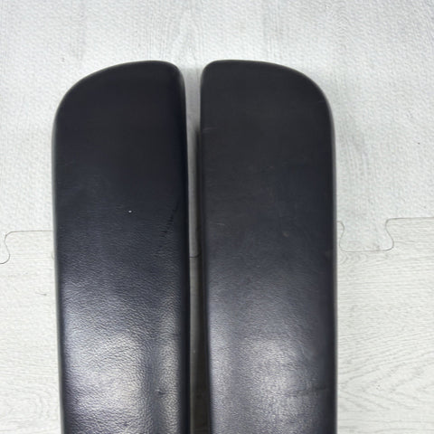 01-06 BMW OEM E46 M3 Coupe Convertible Trim Armrest Pads Set Black 8238622