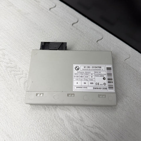 8-13 BMW 1 3 E90 E91 E92 Passive Go Keyless Entry Control Module OEM 9134708