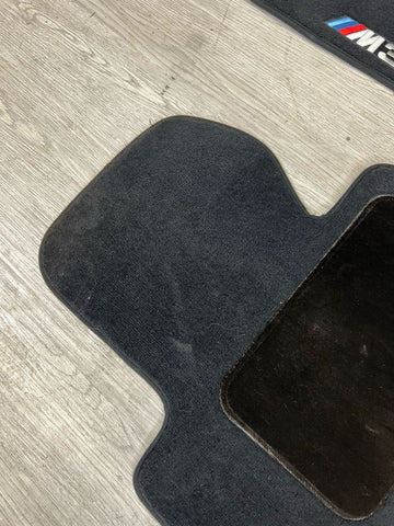 Genuine 01-06 BMW E46 M3 Convertible Carpets Floor Mats Black Front