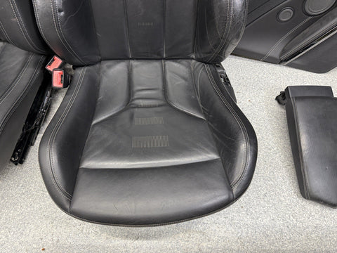 OEM 15-20 BMW F82 M4 LEATHER SEAT SEATS CUSHION INTERIOR SET BLACK