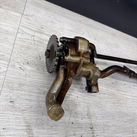 01-06 BMW E46 M3 S54 Engine Oil Pump + Pick Up Tubes