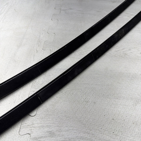 BMW E46 325 330 M3 Roof Rails Moldings Trims Pair Coupe OEM
