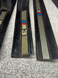 92-98 BMW E36 M3 S52 Sedan Four Door Sills Plates Cover Plastic BLACK OEM *NOTE*
