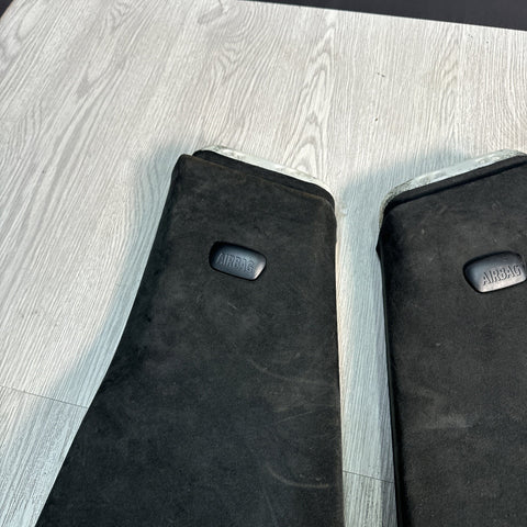 13-19 BMW F06 M6 Gran Coupe Alcantara B PILLARS TRIMS PANELS OEM