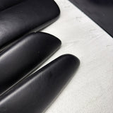 01-06 BMW E46 M3 Convertible Door Upper Arm Rest Armrest Pads Black *Notes*