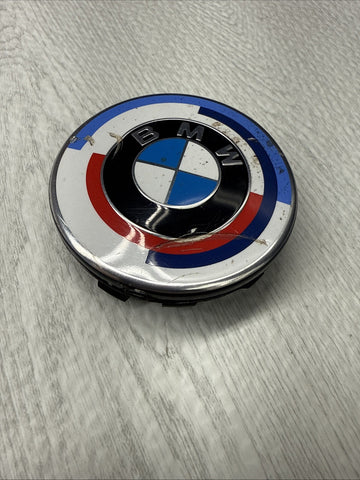 19-26 OEM BMW G20 G80 G82 G83 M3 M4 Wheel Center Hub Cap 50th Anniversary 4x56mm