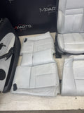 08-10 BMW E64 M6 Convertible Front Rear Door Cards Seat Pair Gray Grey OEM