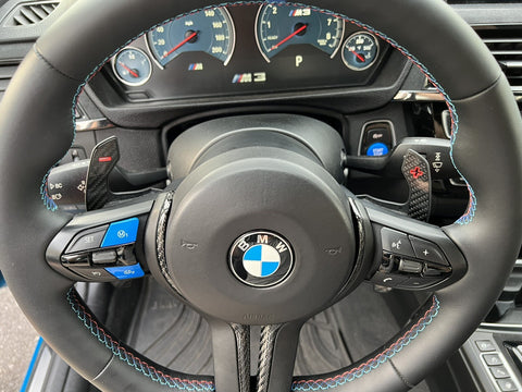 Carbon Fiber BMW F80 F82 F83 F90 G02 G20 G80 G82 G83 M3 M4 M5 M6 Paddle Shifters