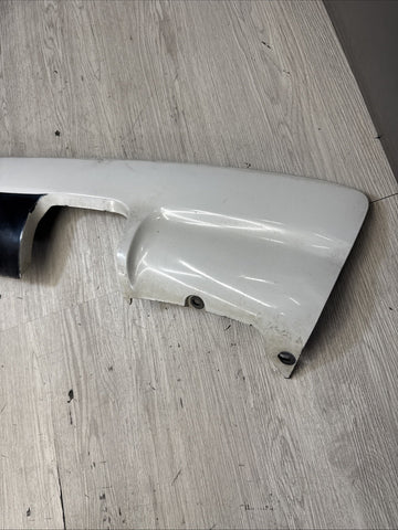 01-06 BMW E46 M3 Rear Bumper Lower Lip Diffuser Trim Panel OEM Alpine White