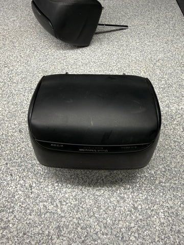 2001-2006 BMW E46 M3 Convertible Black Rear Headrests Head Rests Pair