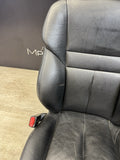 06-10 BMW E63 M6 Front Merino Black Leather Heated Left Right Sport Seat Set OEM