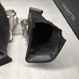BMW E46 M3 OEM (2001-2006) BRAKE AIR INLET DUCTS + BRACKETS PAIR *2 BROKEN TABS*