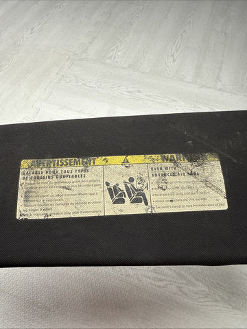 08-13 OEM BMW E92 328 335 M3 Coupe Left Driver Sun Visor Black Felt