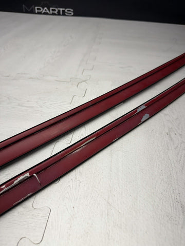 97-03 BMW E39 M5 Right & Left Roof Strip Drip Molding Trims Set Oem