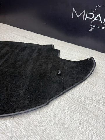 2016-2021 MCLAREN 570S FRONT TRUNK TUB FLOOR MAT CARPET BLACK OEM