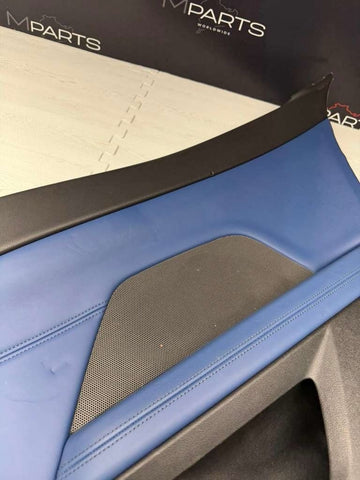 BMW 21-26 G82 G83 M4 Coupe Rear Right Passenger Side Door Panel Fjords Blue