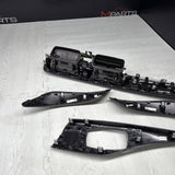 BMW F87 M2 16-21 Front Dry Carbon Fiber Interior Trim Panel Set of 4 OEM