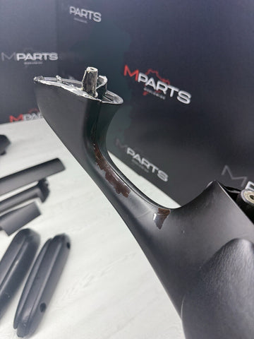 01-06 BMW E46 M3 Convertible Interior Armrests Trim Set Sprayed Black