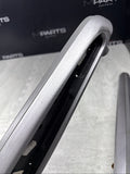 01-06 BMW E46 M3 Brushed Aluminum/Grey Door Trim Armrests Front