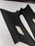 01-06 BMW E46 330CI M3 Coupe Rear C Pillars Trims Panels Black Pair OEM *Notes*