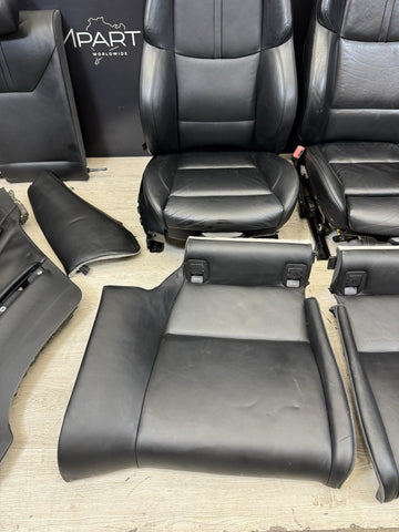 08-13 BMW E92 M3 Coupe Original Novillo Black Interior  Seats Complete