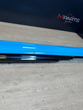 08-13 BMW E92 E93 M3 OEM Left Side Skirt Rocker Panel Jerez Black Wrapped Blue