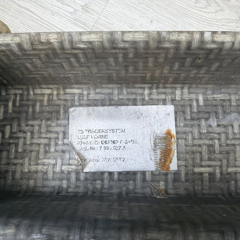 01-06 BMW E46 M3 Front Bumper Rebar Reinforcement Beam *Hairline Crack